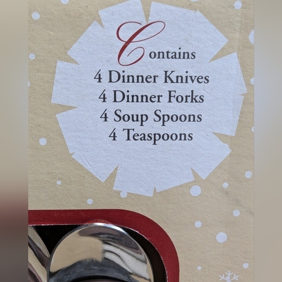 #1 Flatware/Silverware set. Ginger Creek 16 piece, 1 box - Picture 3 of 4